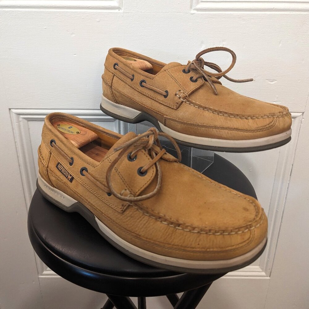 Mephsito Spinnaker Boat Shoes Size 11 Genuine Leather